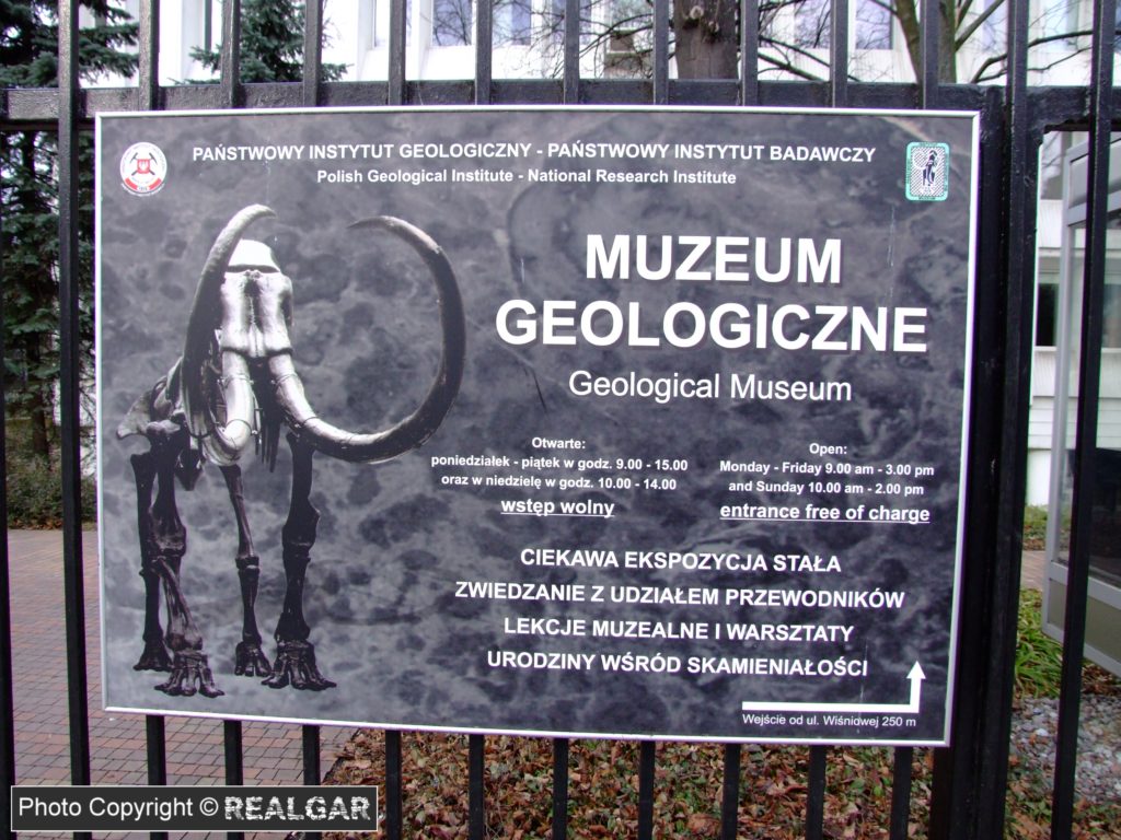 muzeum geologiczne warszawa