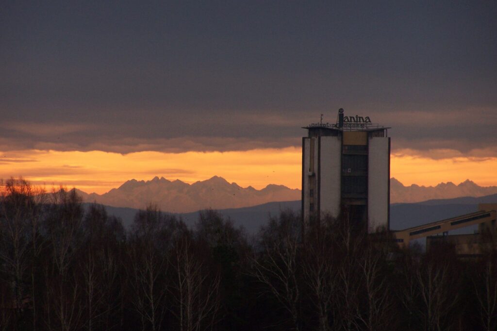 Kopalnia Janina w Libiążu panorama o zachodzie słońca fot. Paweł Siuda