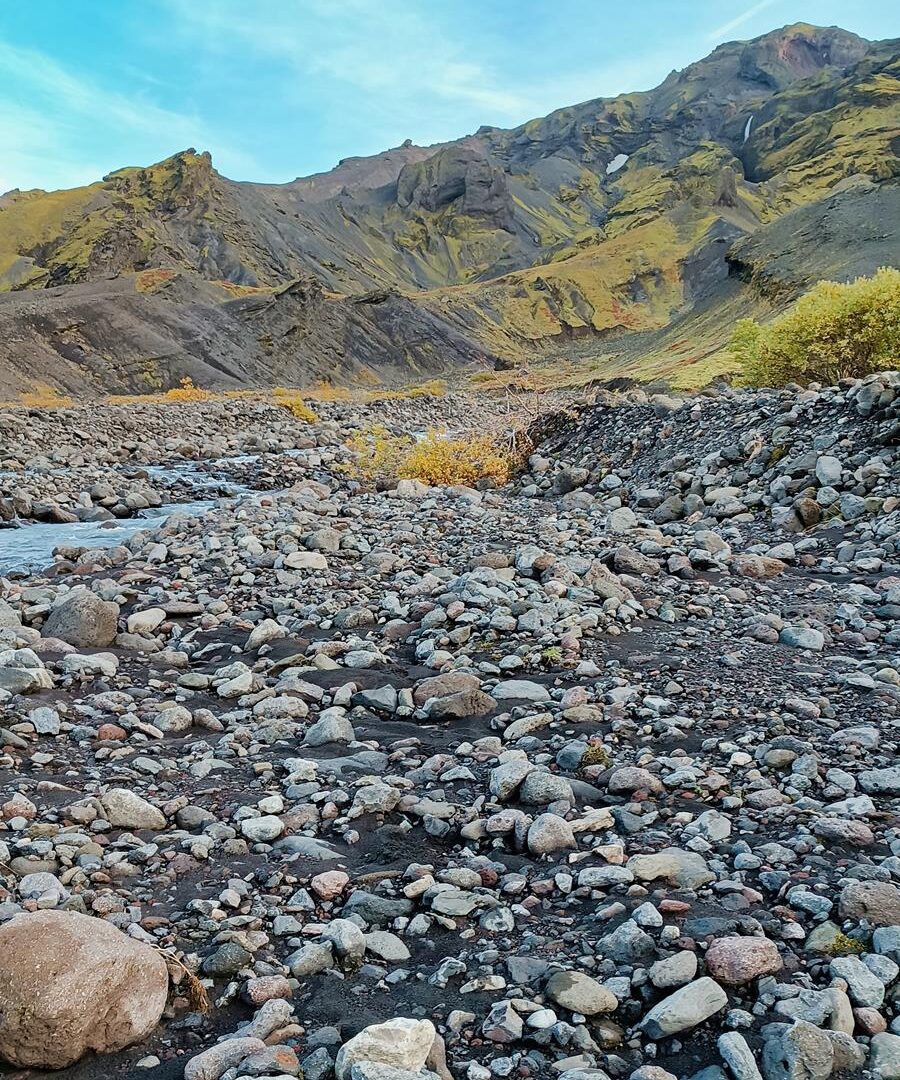 Spływ lawiny błotnej Eyjafjallajökull