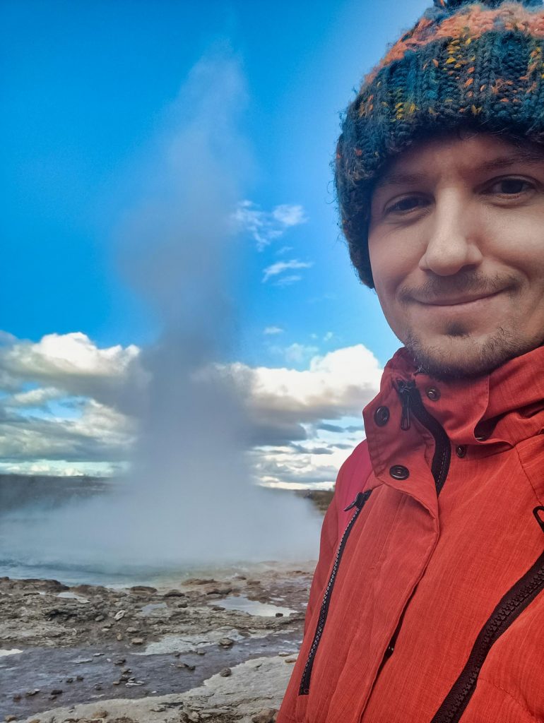 Gullfos. Islandia wycieczka wulkan minerały