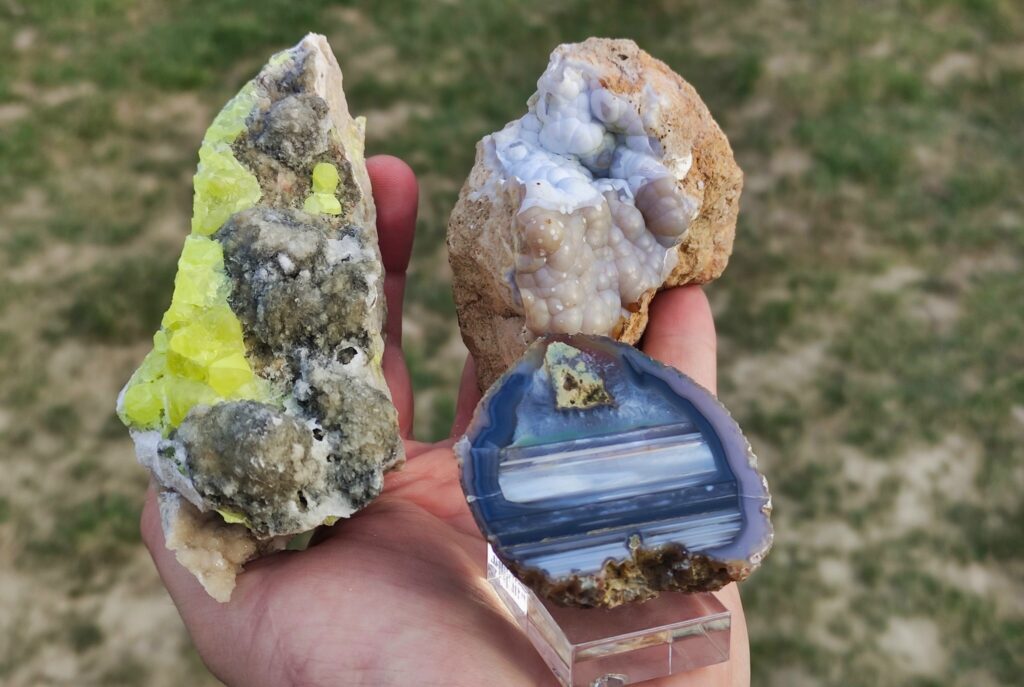 kolekcja minerałów realgar