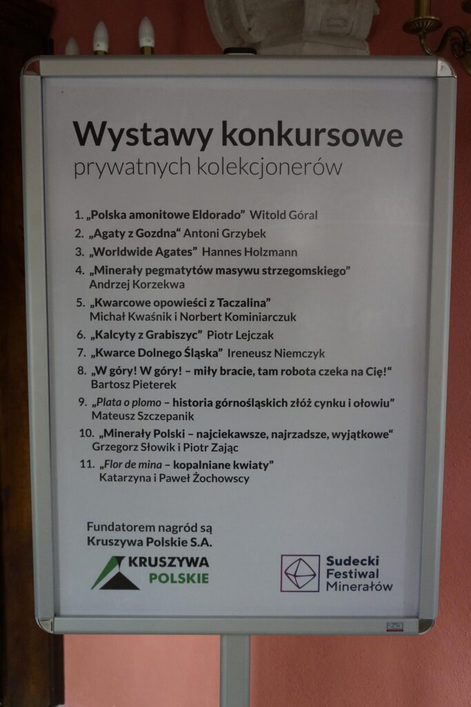 Sudecki Festiwal Minerałów 2022 - wystawy konkursowe