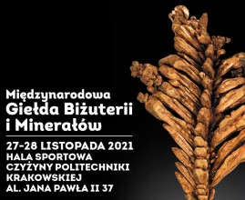 Giełda minerałów Kraków 2021 listopad