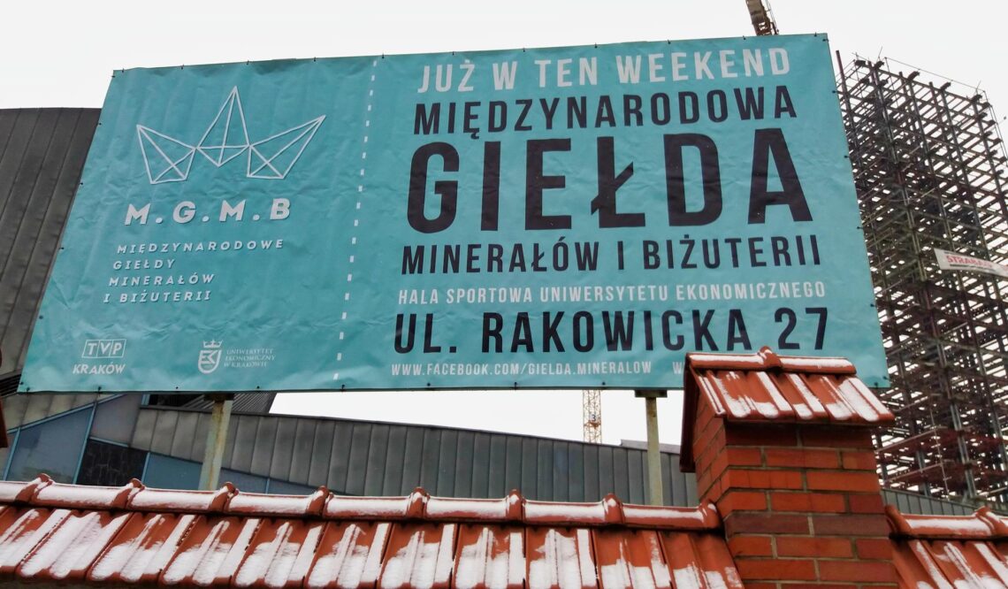 giełda minerałów w krakowie