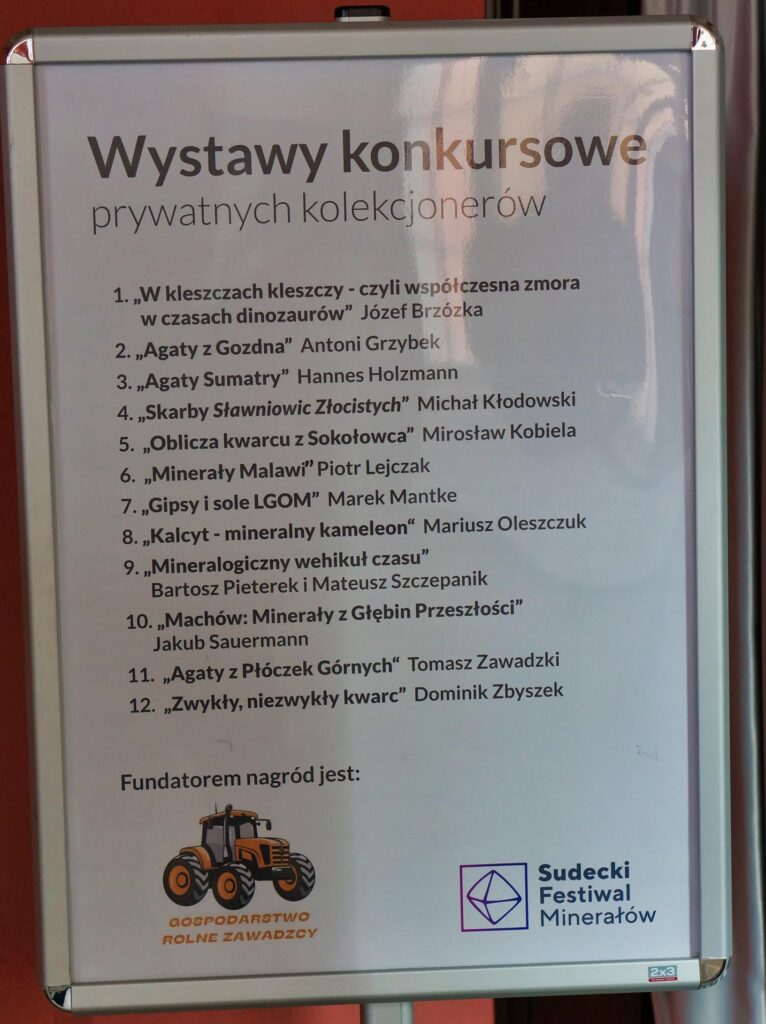 Wystawy Sudecki Festiwal Minerałów 2024