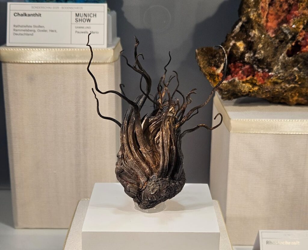 Srebro rodzime z Freiberg, Saksonia, Niemcy. The Munich Show 2025