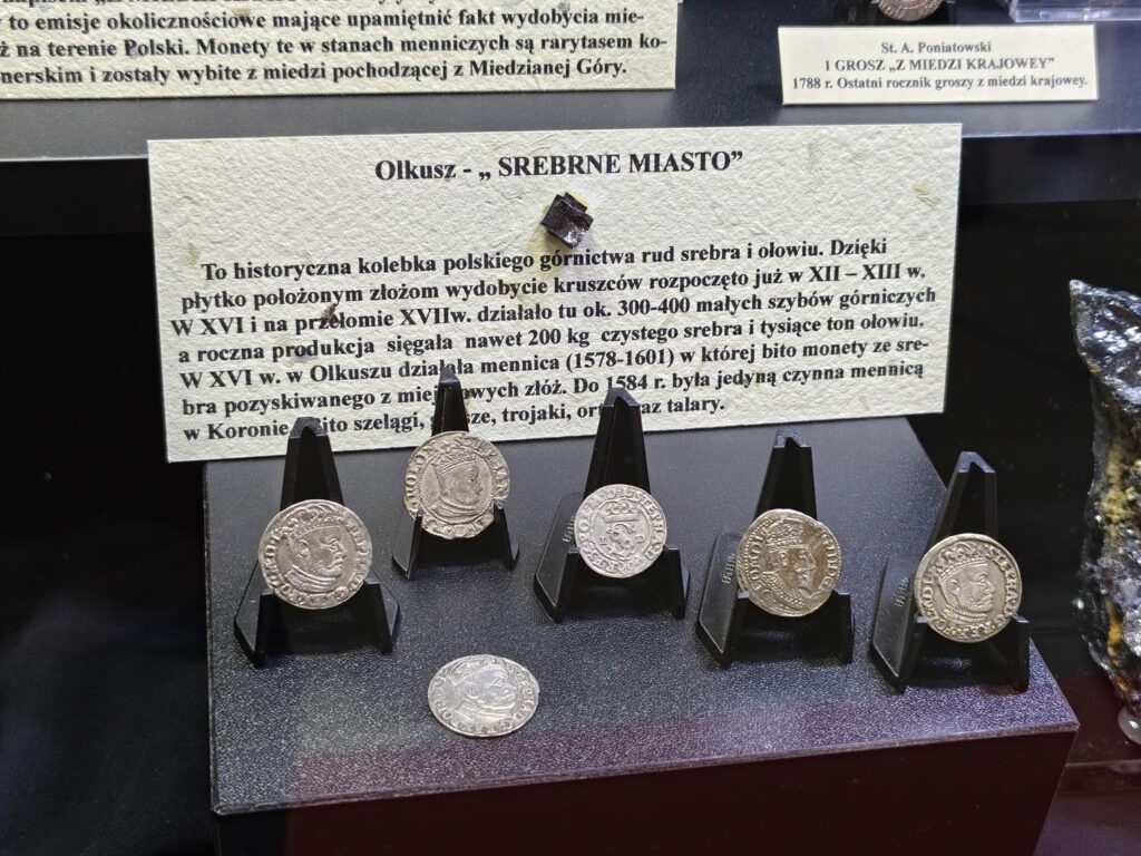 srebrne monety z olkusza